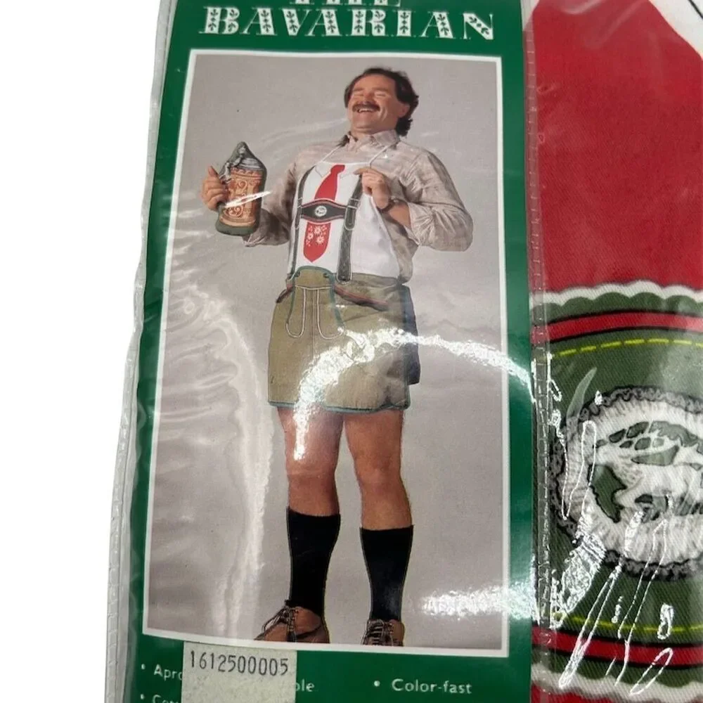 Oktoberfest Lederhosen Apron & Beer Stein Mitt Costume One Size Unisex